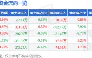 股票行情快报：建新股份（300107）1月12日主力资金净卖出57.11万元