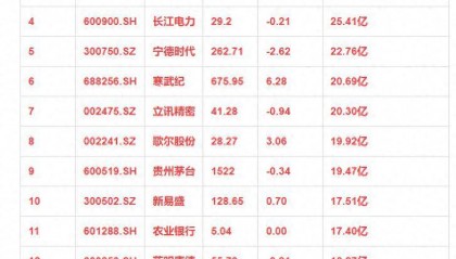 十二月以来，主力资金大幅买入这些热门股票！