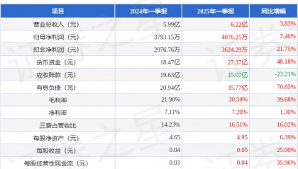 菲达环保(600526)2025年一季报简析:营收净利润同比双双增长,盈利能力上升