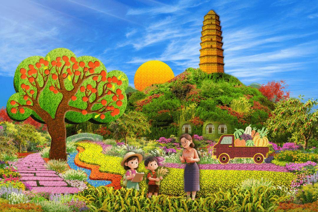 国庆限定!天安门广场及长安街沿线花卉布置效果图来了